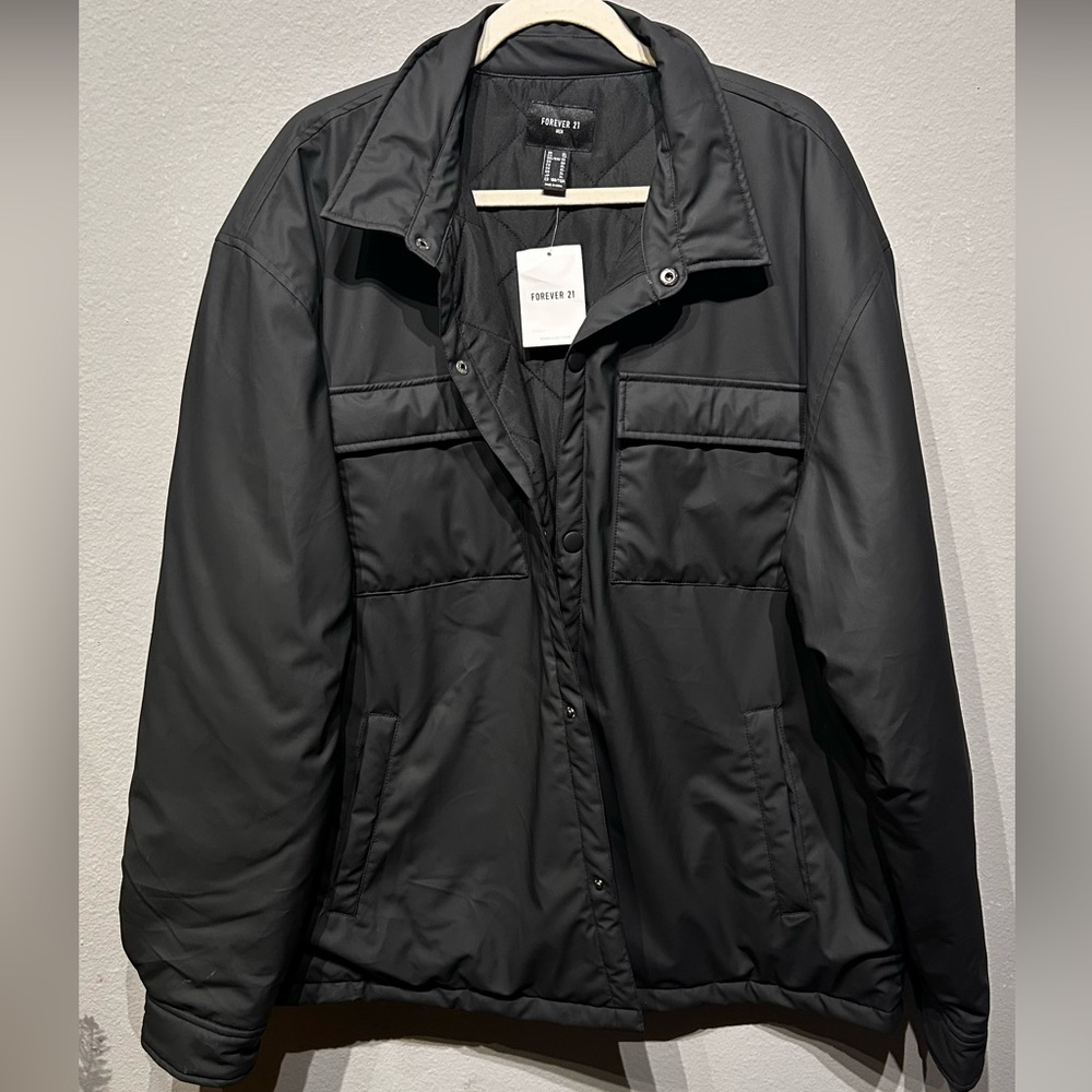 Forever 21 Black Puffer Jacket